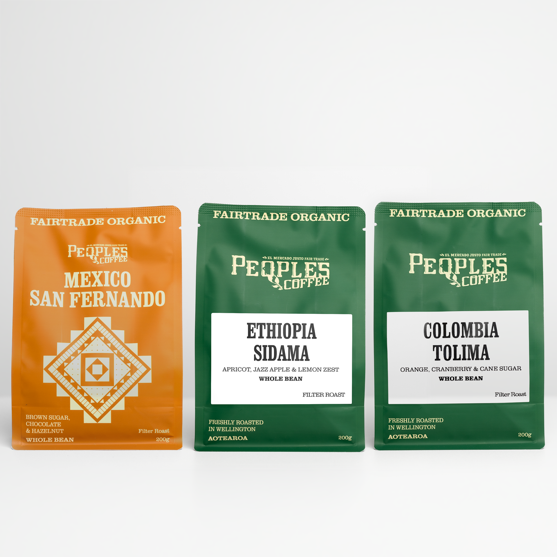Organic Coffee Sample Pack Single Origin Coffee Peoples Coffee